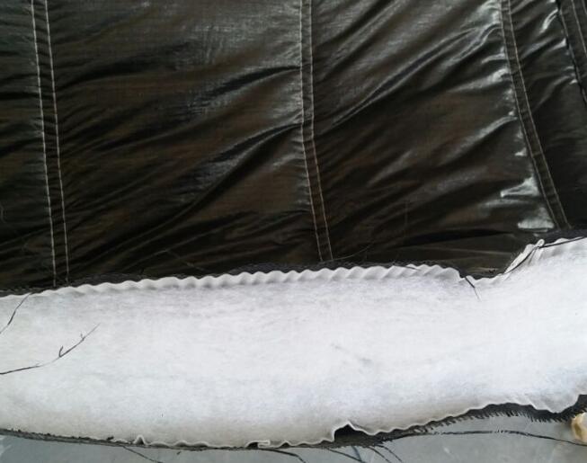 喷胶棉同pe编织布制作的保温被展示